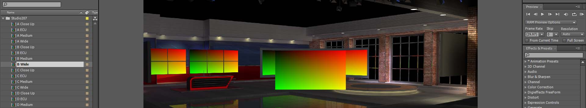 vMix Live Streaming Virtual Sets