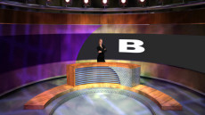 Virtual Set Studio 112 for 4K is a news desk with lots of texture and lighting.