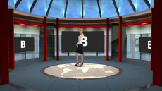 Virtual Set Studio 171 for 4K is a weather set complete with graphics and icons for doing your own weather.