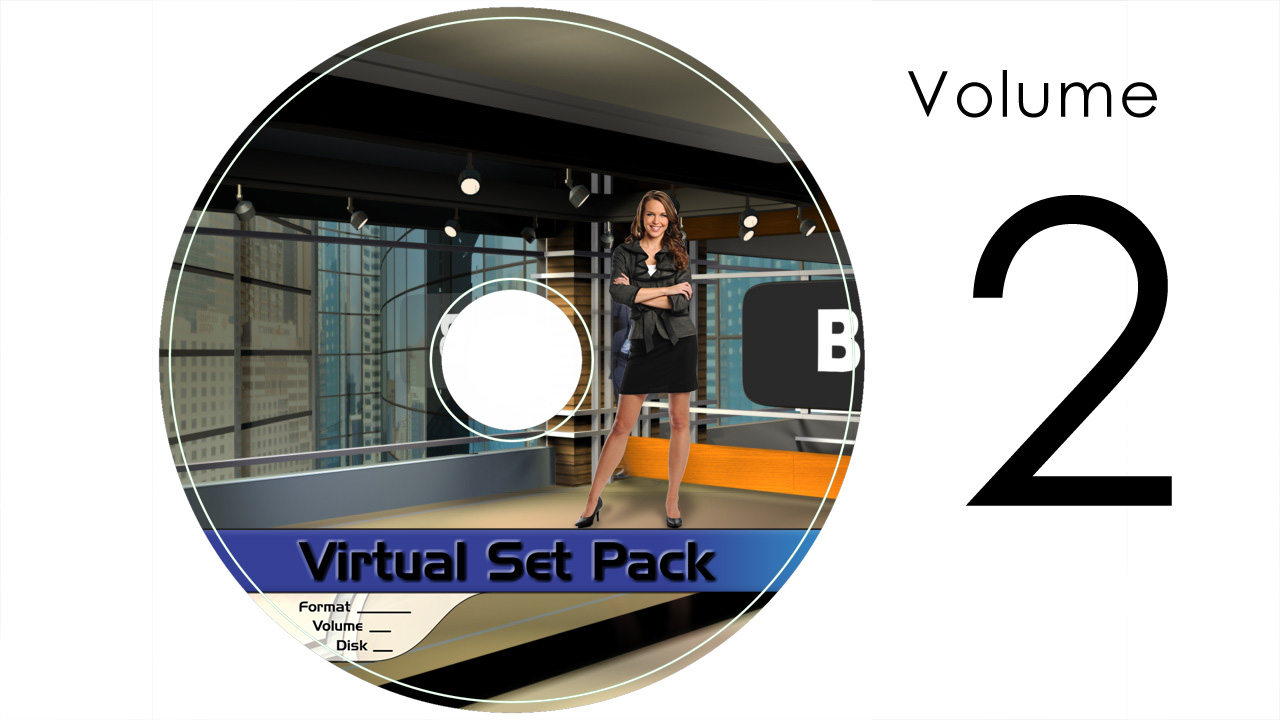 Virtual Set Pack Volume 2 4K:  Royalty Free, Includes 10 Virtual Sets with 16 Angles Each in 4K Format: Studio118 Studio127 Studio137 Studio138 Studio114 Studio115 Studio120 Studio128 Studio129 Studio134