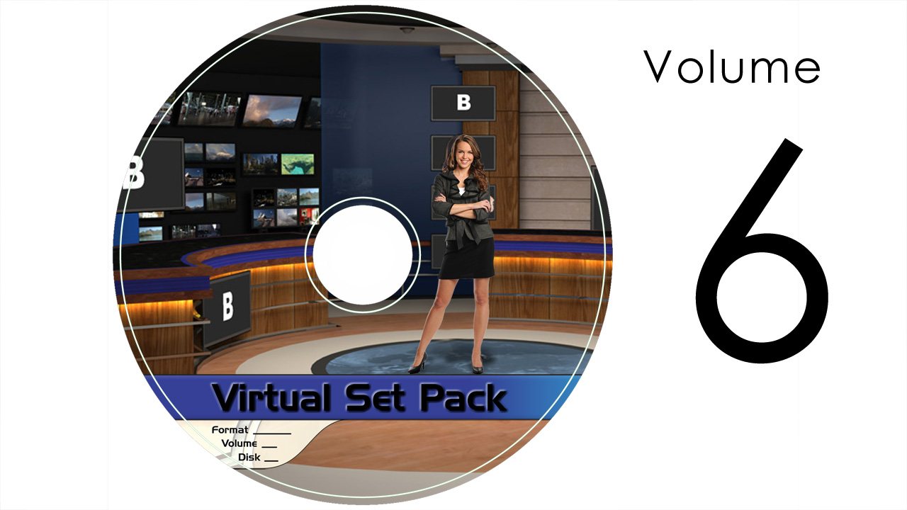 Virtual Set Pack Volume 6 4K:  Royalty Free, Includes 10 Virtual Sets with 16 Angles Each in 4K Format: Studio183 Studio184 Studio186 Studio187 Studio188 Studio189 Studio190 Studio191 Studio192 Studio193